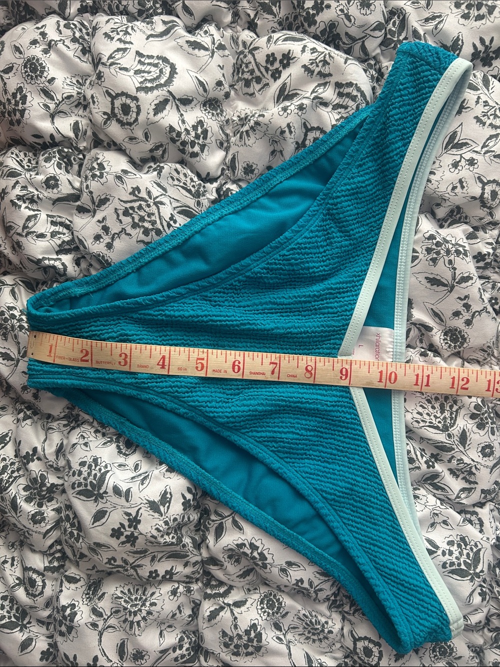 Two-Tone Teal Bikini Set Xhilaration - Picture 7 of 7